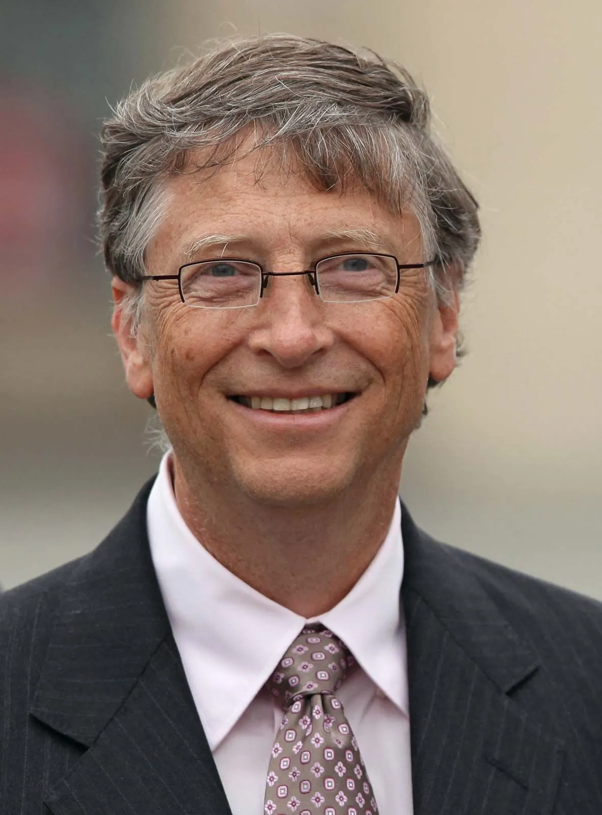 Portrait of Microsoft co-founder and philanthropist Bill Gates